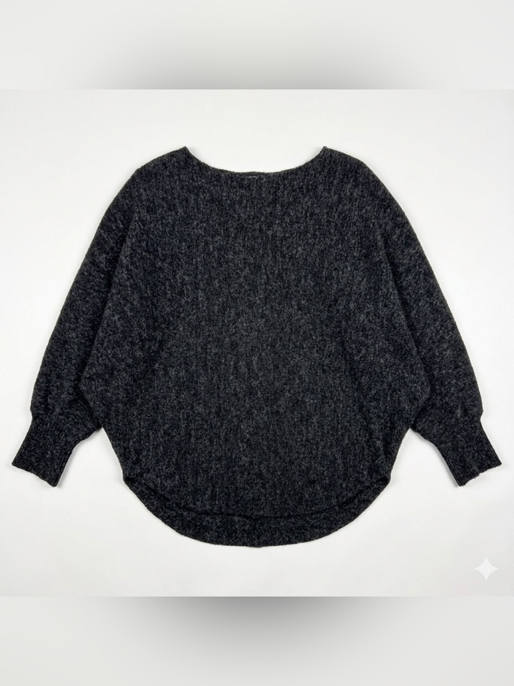 Kerisma 3/4 Length Dolman Sleeve Charcoal Sweater